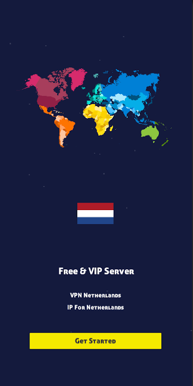 VPN NetherLands - IP for NL ภาพหน้าจอ 0