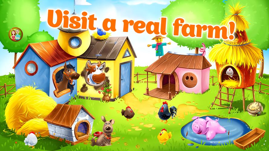 Kids Animal Farm Toddler Games 스크린샷 0