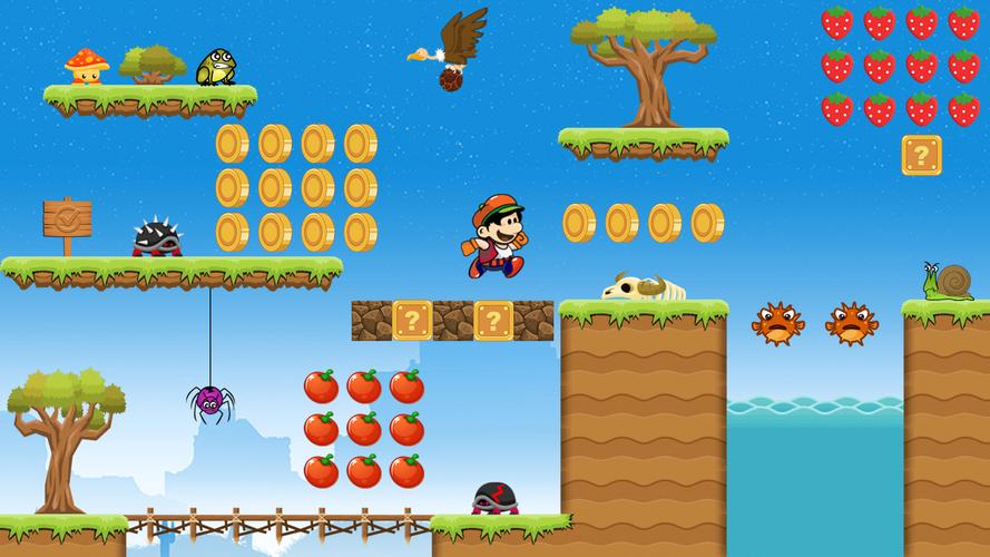 Super Nob Run：跳躍冒險叢林遊戲應用截圖第1張
