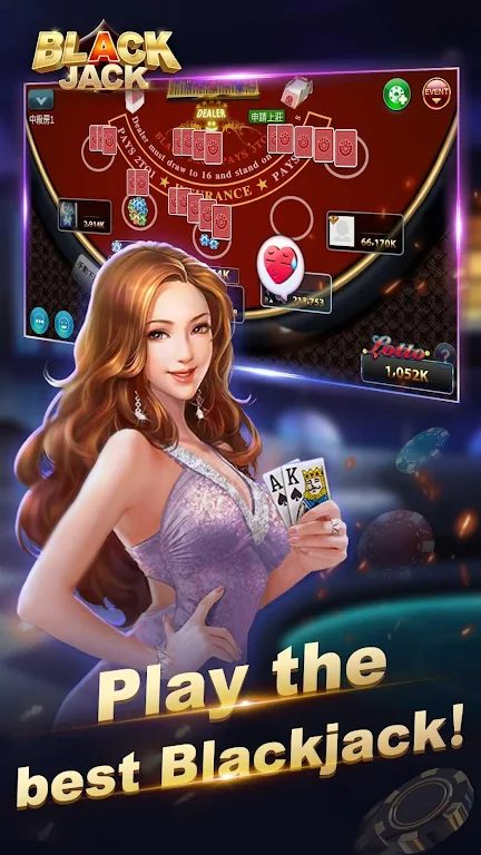 Blackjack 21-Free online poker game-jackpot casino स्क्रीनशॉट 0