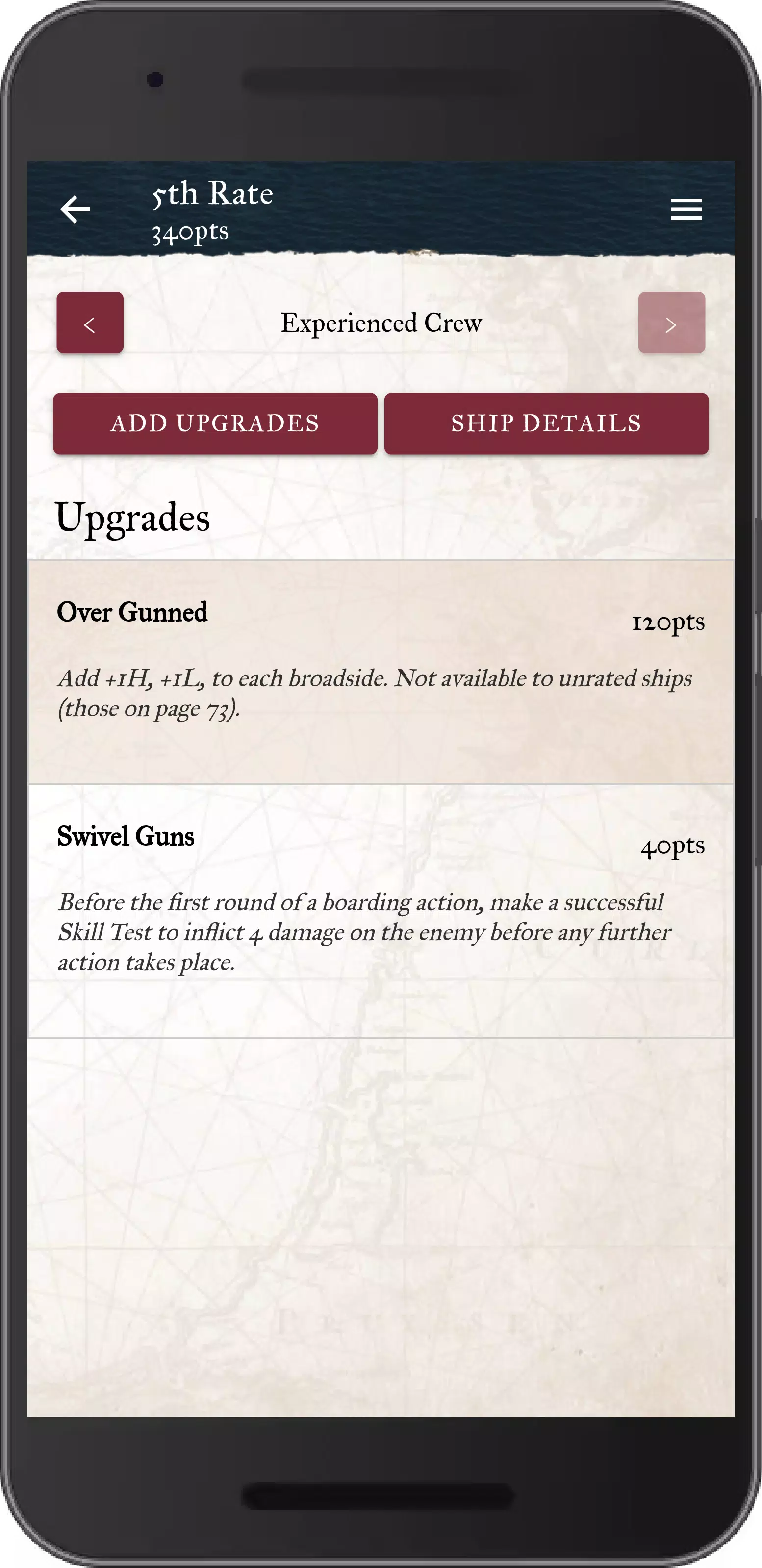Warlord Games List Builder Schermafbeelding 3