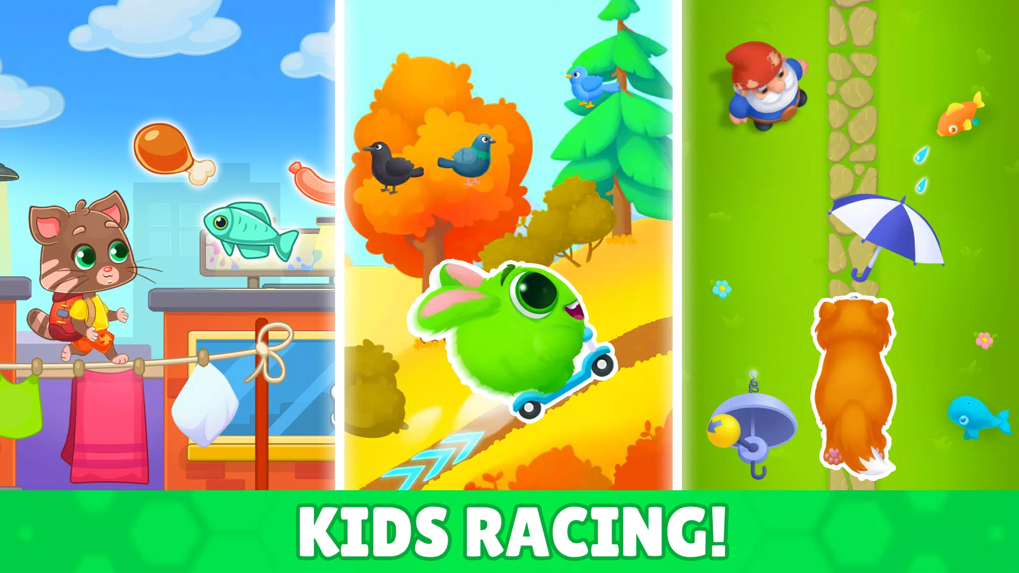 Just jump and run! Kids game! Скриншот 1