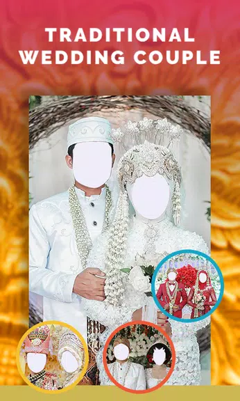 Traditional Wedding Couple Tangkapan skrin 2