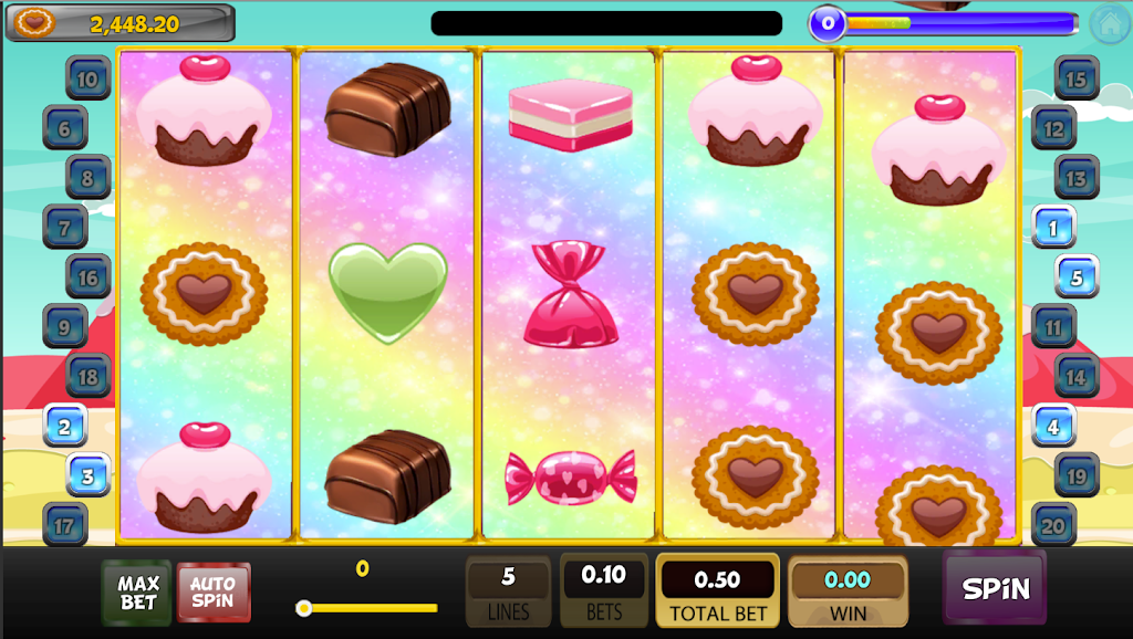 Candy Sweet Slot machine Ekran Görüntüsü 3