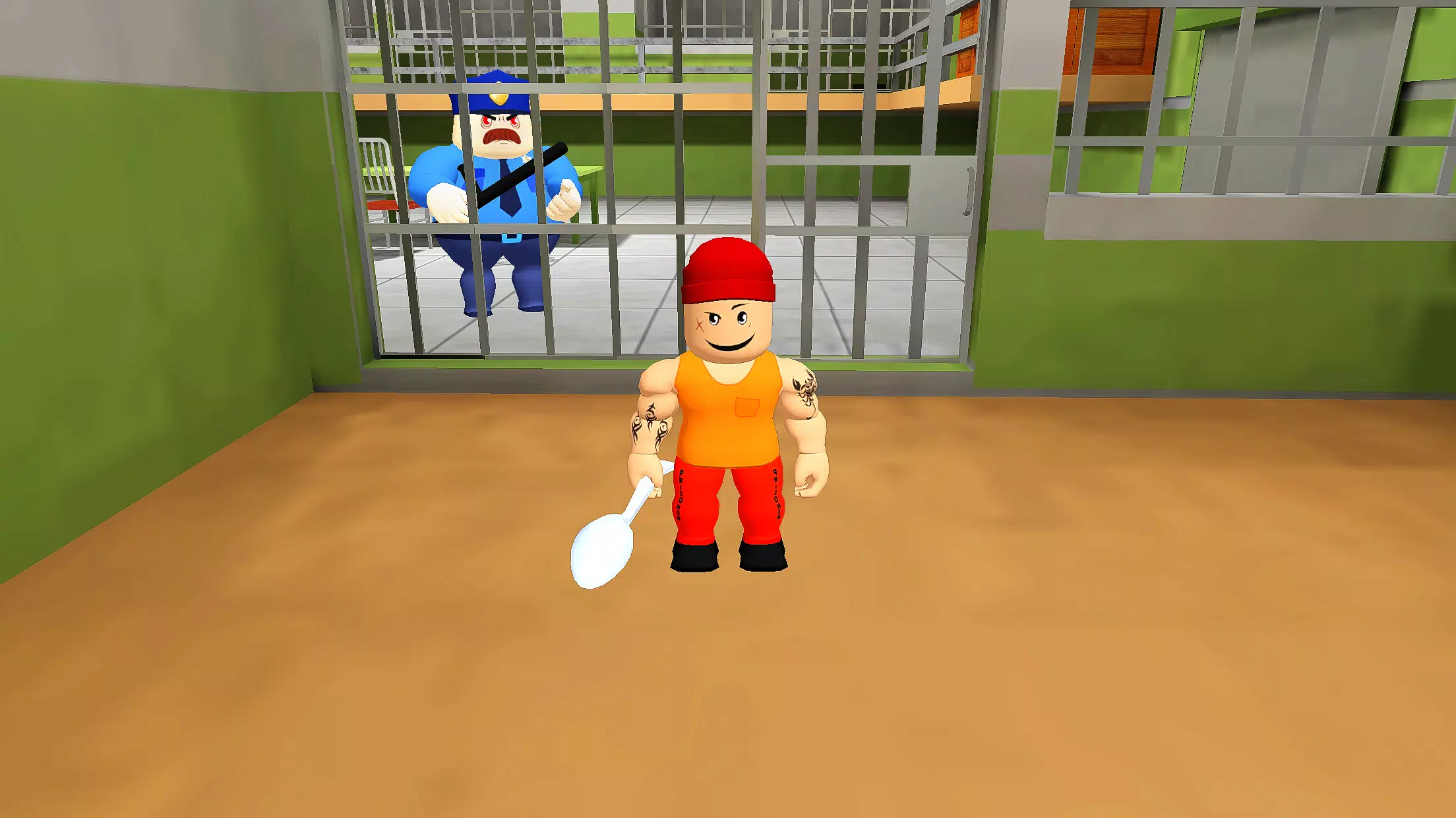 Obby Escape: Prison Breakout Ảnh chụp màn hình 1