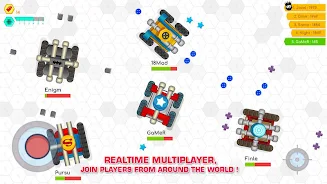 Battle.io Tank Battle Game ဖန်သားပြင်ဓာတ်ပုံ 1