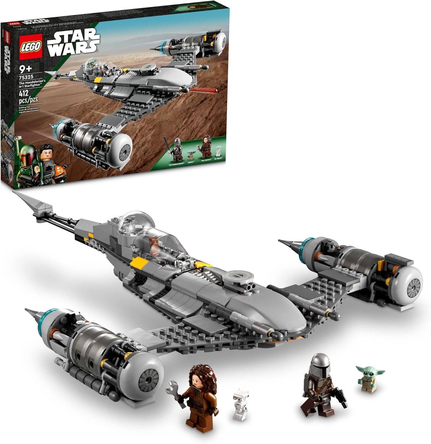 Image: LEGO Star Wars The Mandalorian's N-1 Starfighter