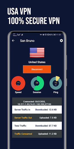 USA VPN Fast: Secure VPN Proxy স্ক্রিনশট 3