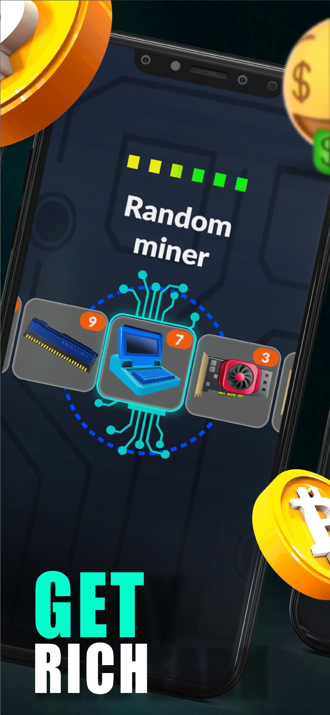 Merge Crypto Miner: Earn Money स्क्रीनशॉट 1