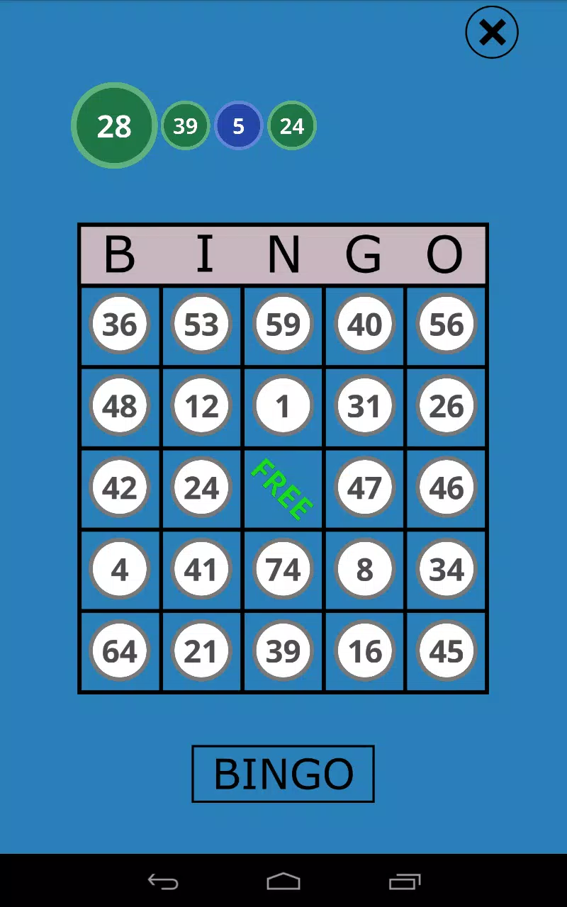 Classic Bingo Touch Ảnh chụp màn hình 2