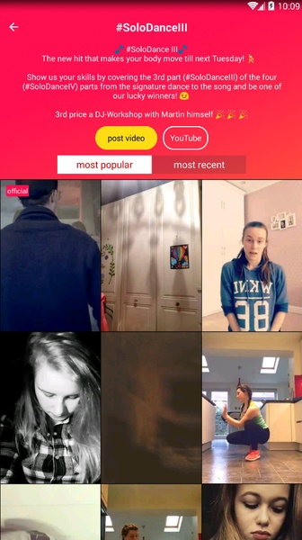 musical.ly Lite Zrzut ekranu 2