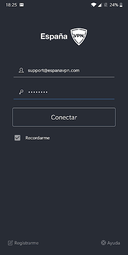 España VPN Captura de pantalla 1