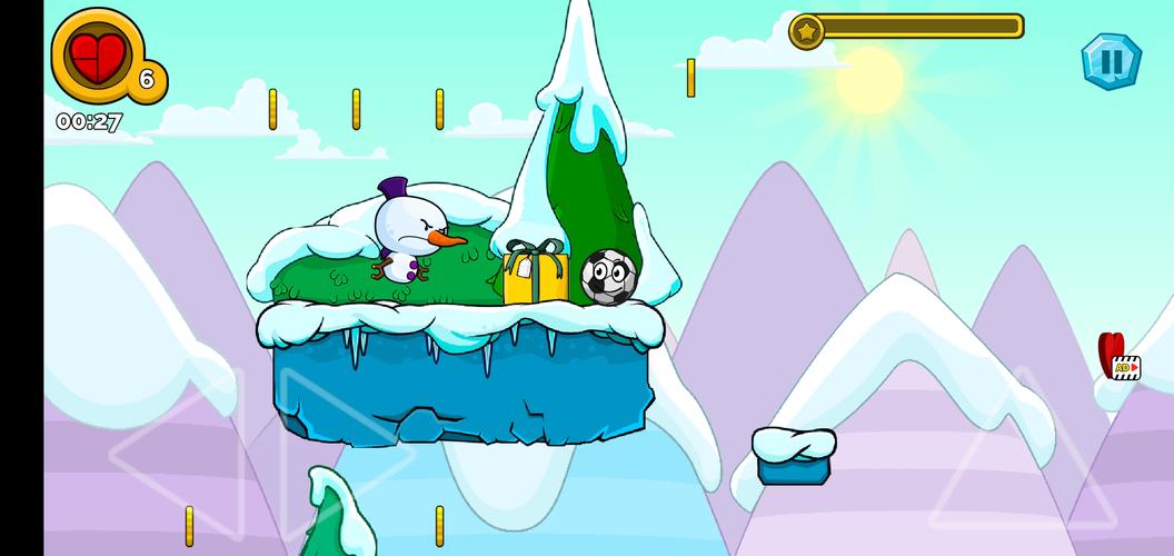 Runner ball 3: winter game スクリーンショット 2