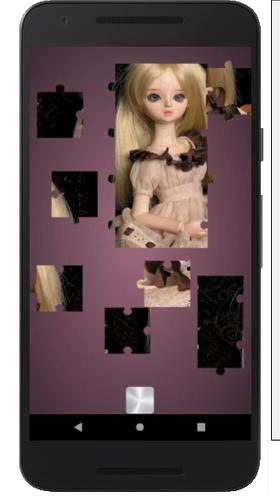 Cute Dolls Jigsaw Slide Puzzle Скриншот 2