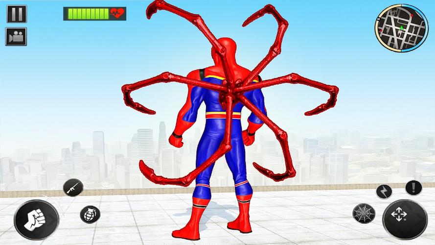 Robot Spider Hero Spider Games ဖန်သားပြင်ဓာတ်ပုံ 0