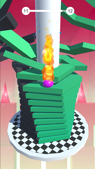 Ball Run Stack: Stack Ball 3D Mod Ekran Görüntüsü 1