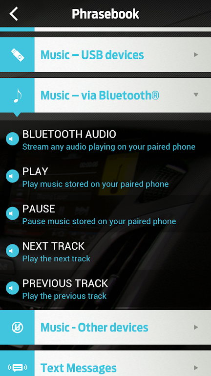 Ford SYNC™ Captura de pantalla 2