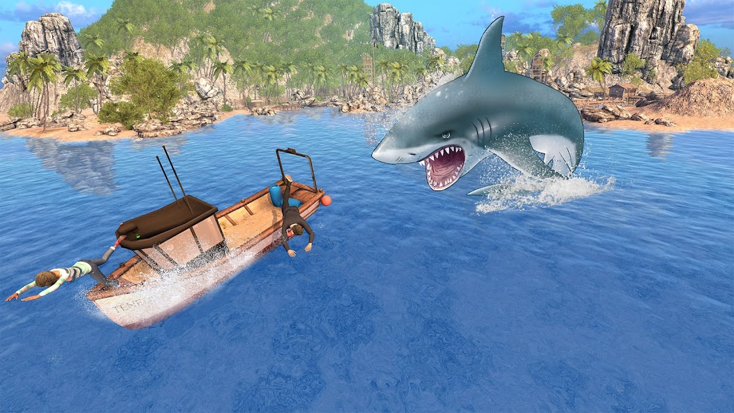 Angry Shark Games: Game 2024 Mod Schermafbeelding 2