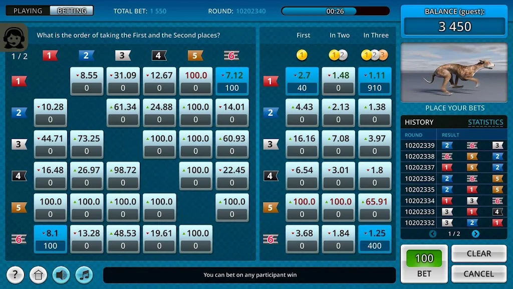 Dogs3D Races Betting Capture d'écran 0