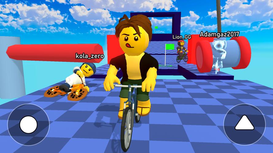 Obby bike: Parkour Adventure Schermafbeelding 1