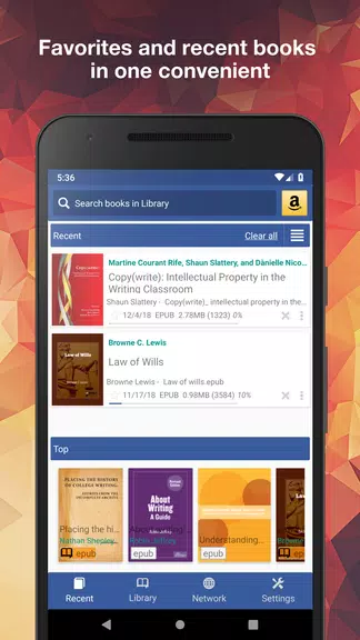 KReader kindle  read all books স্ক্রিনশট 0