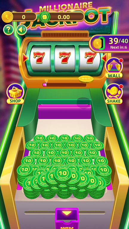 Jackpot Lucky Pusher ဖန်သားပြင်ဓာတ်ပုံ 0
