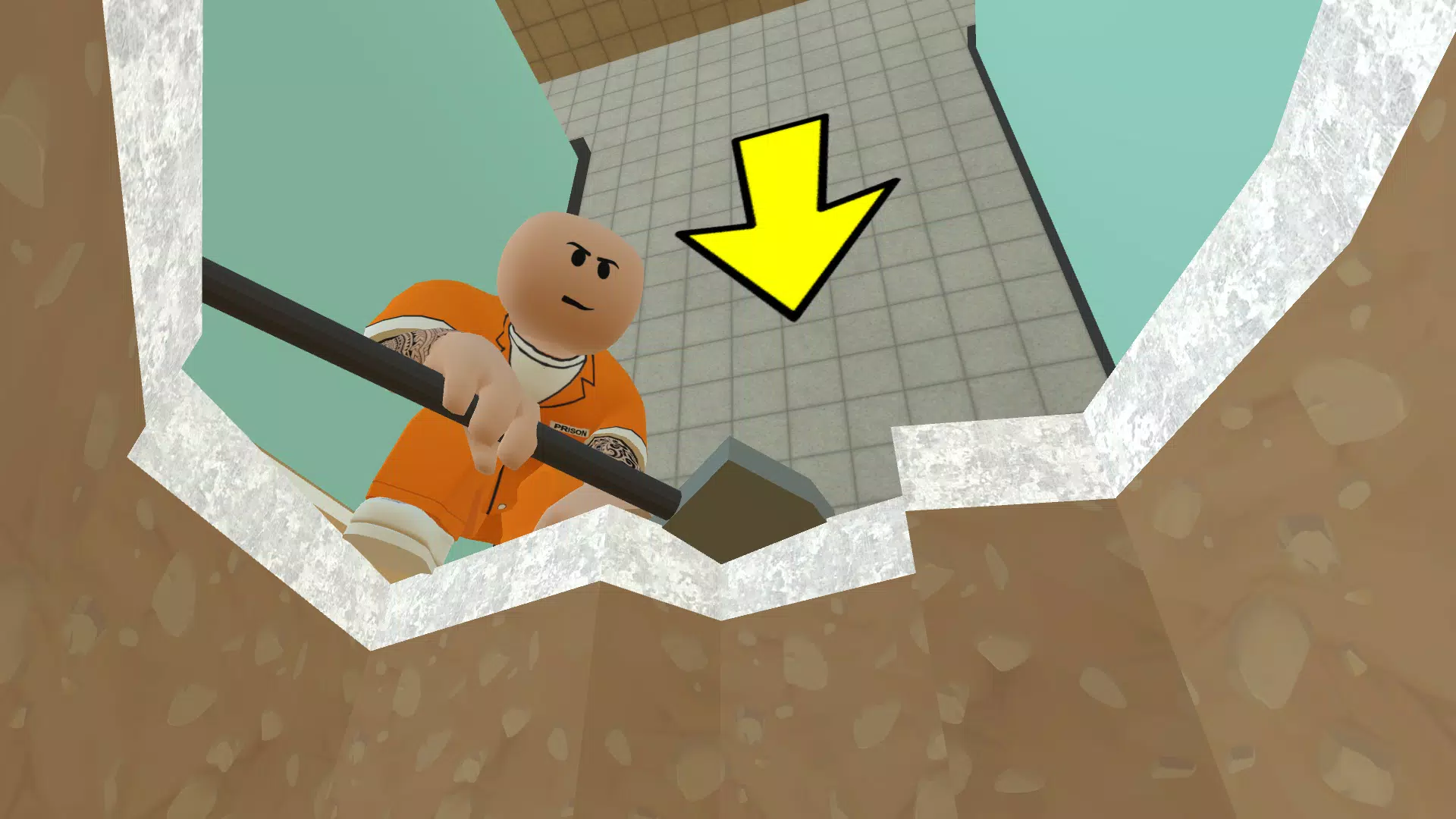 Obby Prison Escape from Barry Schermafbeelding 2