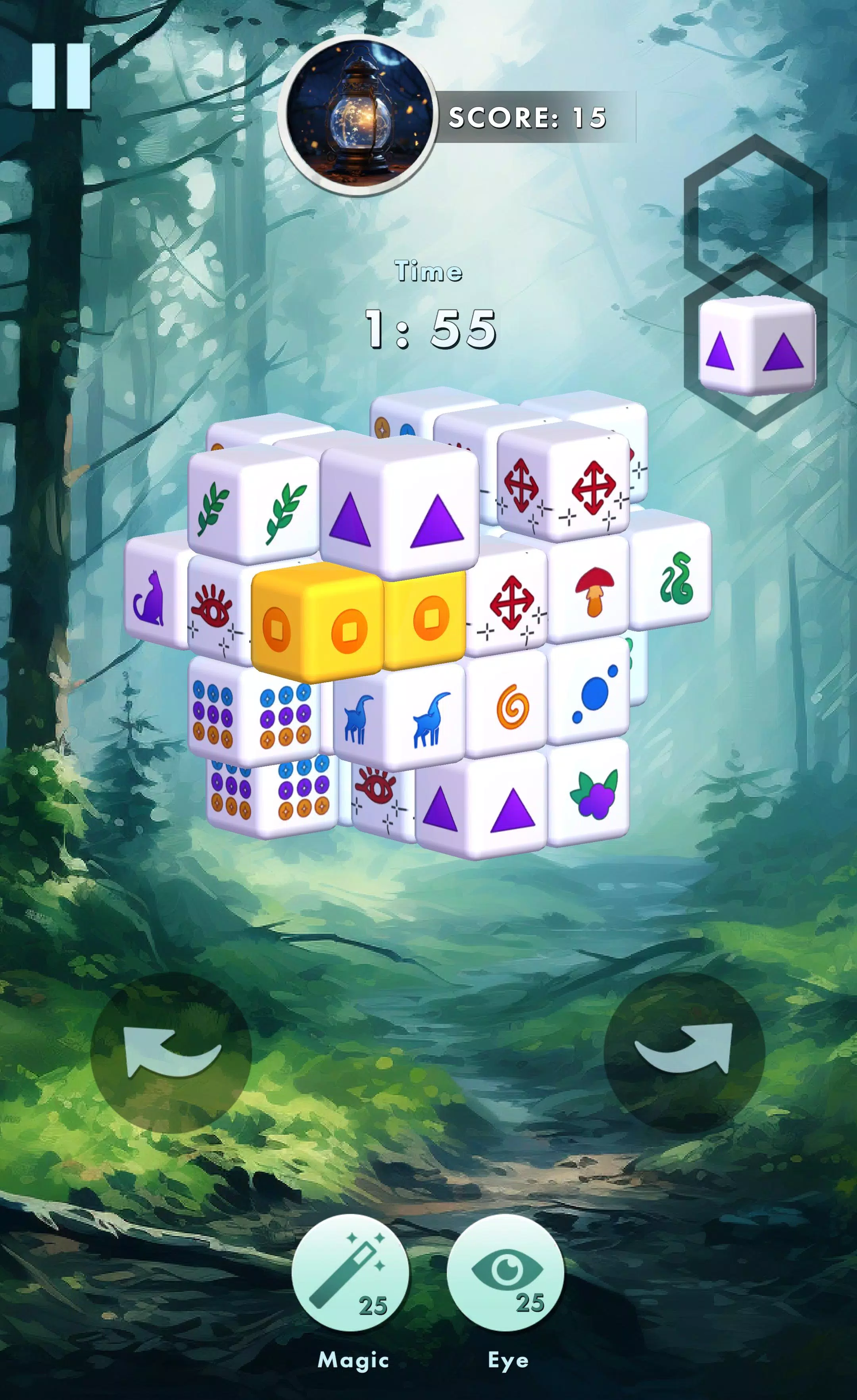 Mystic Mahjong tile match Captura de pantalla 0