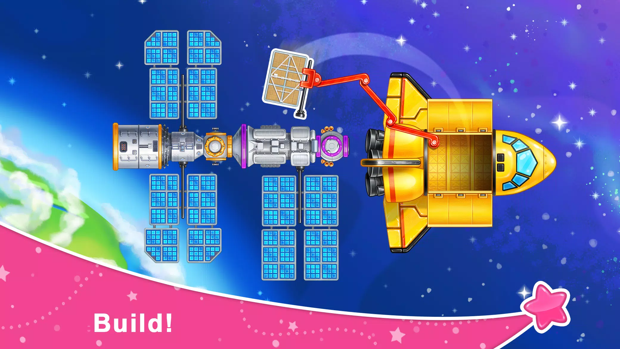 Rocket 4 space games Spaceship Скриншот 2