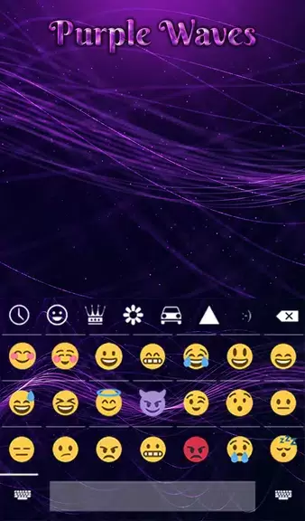 Purple Waves Wallpaper Screenshot 3