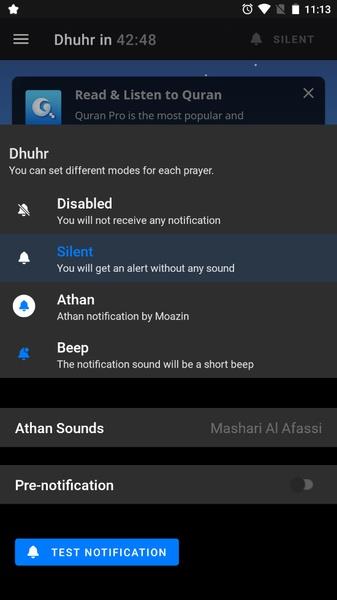 Athan Pro: Muslim Prayer Times Скриншот 1