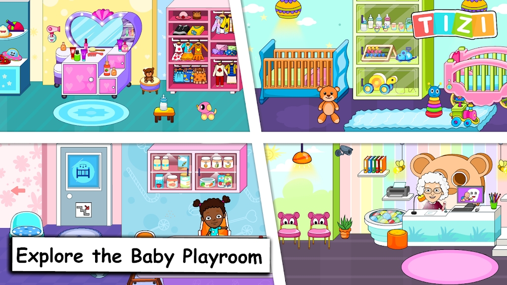 My Tizi Town Daycare Baby Game スクリーンショット 1