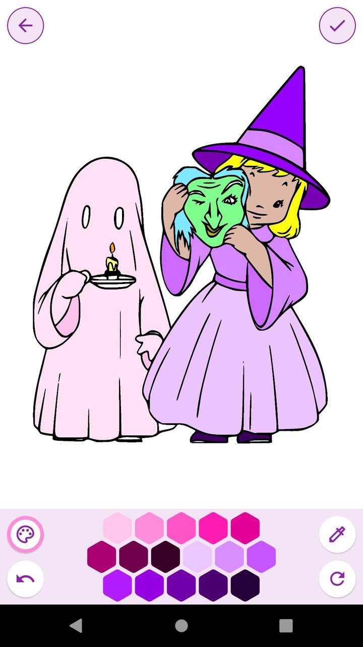 Coloring Book: Halloween Screenshot 2