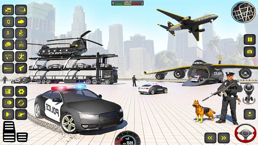 Police Truck Transport Game Screenshot 1