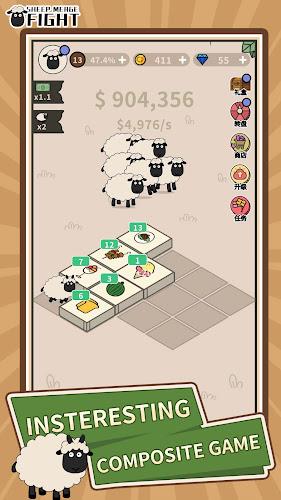 Sheep Merge Fight ภาพหน้าจอ 0