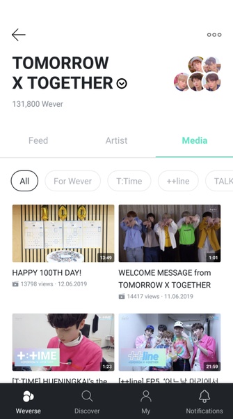 Weverse Screenshot 3