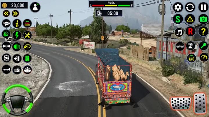 Animal Transport Truck Sim 3D Ekran Görüntüsü 3