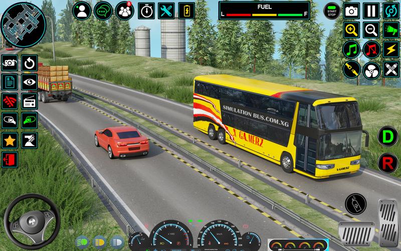 Modern Bus Transport Game 3D Captura de tela 0