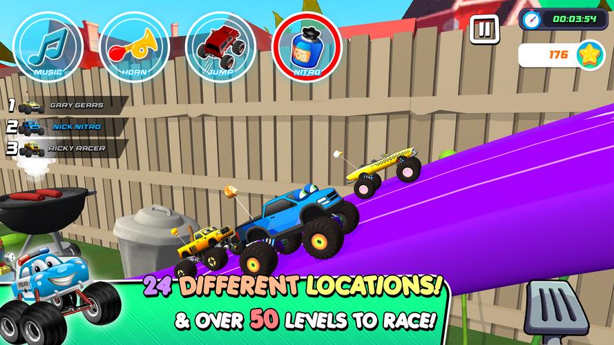 Schermata Monster Trucks Game for Kids 3 2