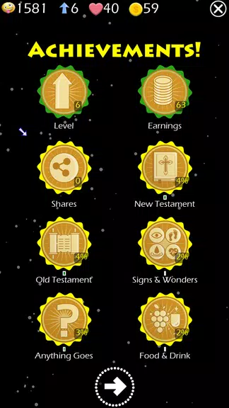 Jesus Bible Trivia Games Quiz Скриншот 3