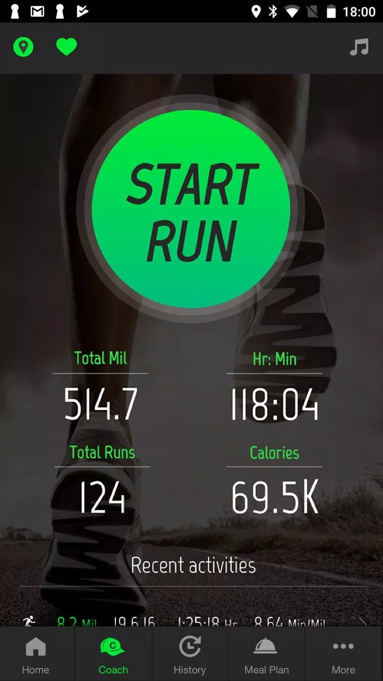 Running Distance Tracker + Ekran Görüntüsü 0