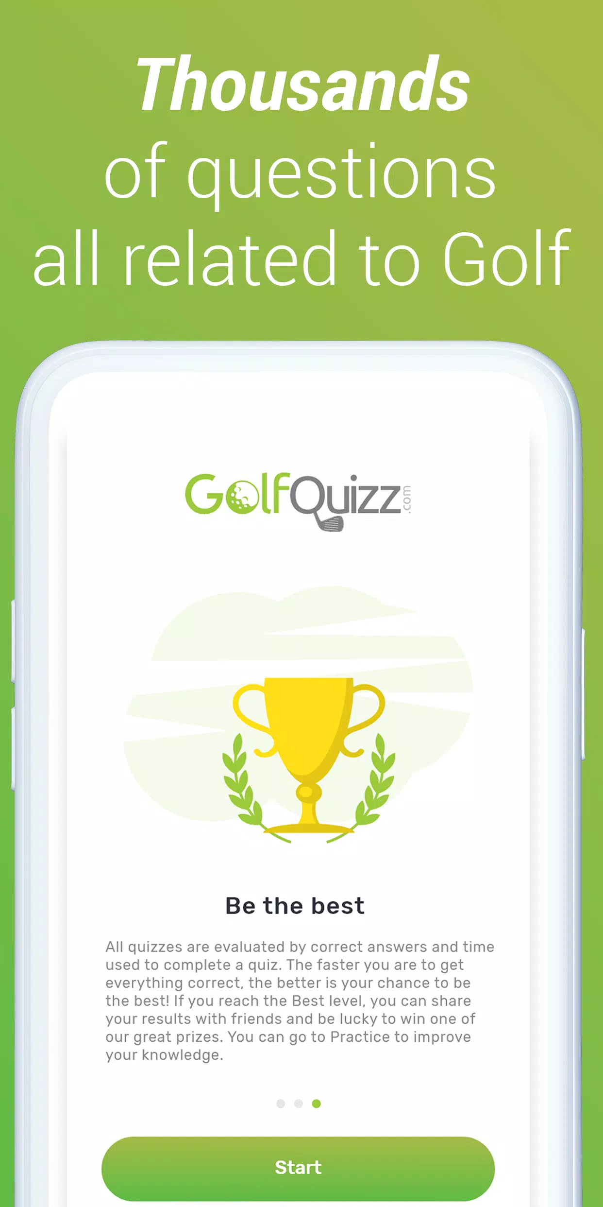 GolfQuizz Zrzut ekranu 2