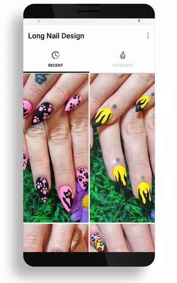 Long Nail Design Captura de pantalla 1