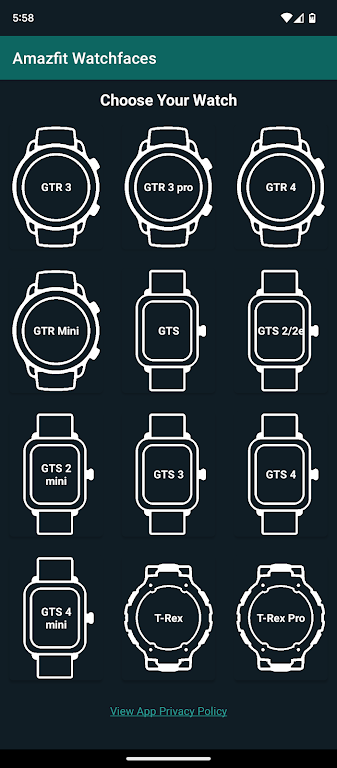 Watchfaces for Amazfit Watches Screenshot 1