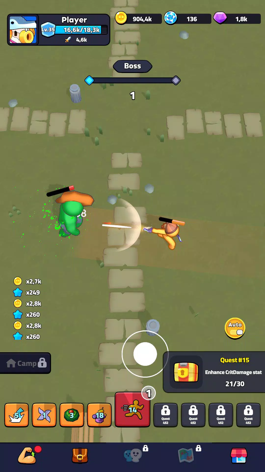 Idle Shooter: Survival ဖန်သားပြင်ဓာတ်ပုံ 2