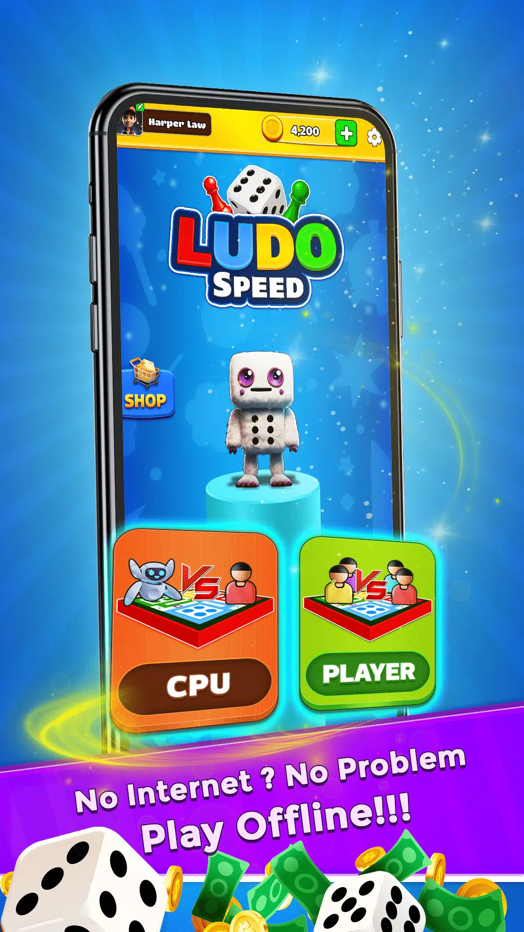 Ludo Speed - Dice Game Fun! Zrzut ekranu 2