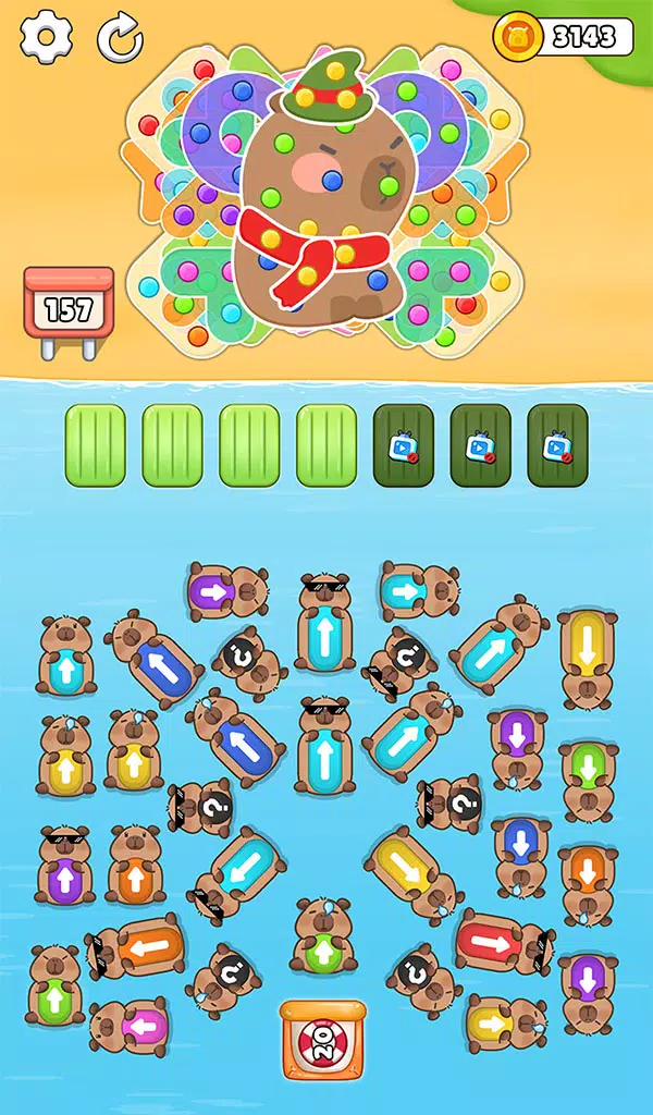 Capybara Mania: Jam Escape Tangkapan skrin 2