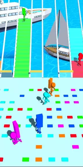 Bridge Run Shortcut Race 3D Captura de tela 2