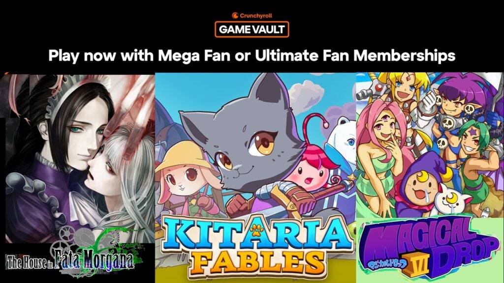 Crunchyroll memperluaskan Android Vault dengan tiga permainan baru, termasuk rumah di Fata Morgana
