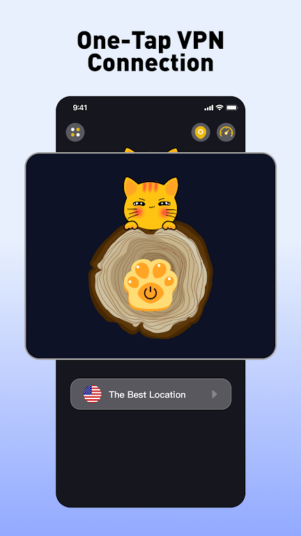 CAT Speed VPN:Fast Easy Secure ဖန်သားပြင်ဓာတ်ပုံ 0